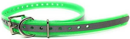 Replacement Strap for Dogtra Collars - 3/4" Wide Ultra-Durable Dog E-Collar Replacement for Training, Bark, Shock, Electric, and GPS Collars - 28" Adjustable Length Solid Black - PuriLite