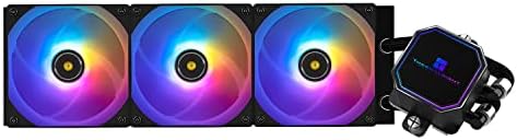 Thermalright Frozen Prism 360 Black AIO Water Cooler,Liquid CPU Cooler, 3×120mm PWM Fans Water Cooling System,1850RPM High Speed,Compatible with AMD/AM4/AM5&Intel LGA1151/1200/2066/1700 - PuriLite