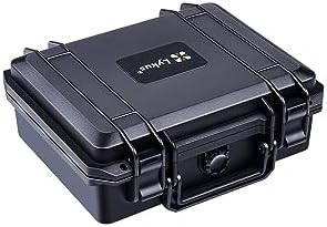Lykus HC-2710 Portable Waterproof Hard Case with Foam, Camera Case with Customizable Fit Foam,Fit use of Drones,Camera, Equipments, Interior Size 27x16x8 cm - PuriLite