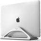 HumanCentric Vertical Laptop Stand for Desk – Automatic Adjustable Upright Laptop Dock, Space Gray Aluminum Holder - PuriLite