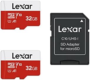 Lexar E-Series 128GB Micro SD Card 5 Pack, microSDXC UHS-I Flash Memory Card with Adapter, 100MB/s, C10, U3, A1, V30, Full HD, 4K UHD, High Speed TF Card - PuriLite