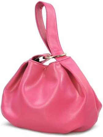 Women's Clutch Soft Vegan Leather Hobo Top Handle Bag Small Tote Purse - PuriLite