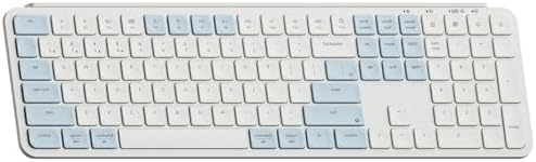 Keychron B6 Pro Quiet Key Full Size Ultra-Slim Wireless Keyboard, ZMK Programmable Bluetooth 5.1/2.4 GHz/Wired with Ultra-Long Battery Life Low Profile for Mac Win Linux System - Space Gray - PuriLite