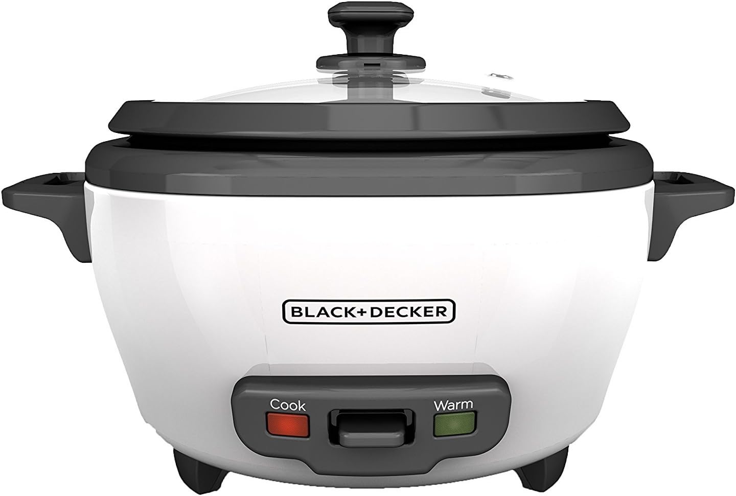 BLACK+DECKER 2-in-1 Rice Cooker & Food Steamer - 6-Cup Capacity, Automatic Keep Warm, Nonstick Bowl, Steaming Basket - Effortless Cooking - PuriLite