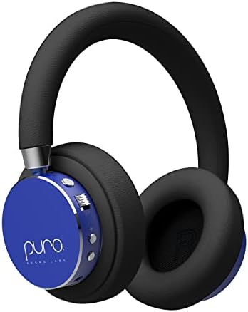 Puro Sound Labs BT2200 Plus Volume Limited Kids’ Bluetooth Headphones (Blue) - PuriLite