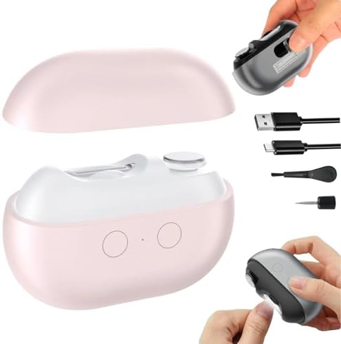 Yosody Nail Clipper, Easy Clip Electric Nail Clippers, Smart Nail Clippers, With Led Light, Nail Scraps Storage And Polishing - PuriLite