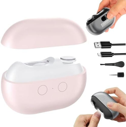 Yosody Nail Clipper, Easy Clip Electric Nail Clippers, Smart Nail Clippers, With Led Light, Nail Scraps Storage And Polishing - PuriLite