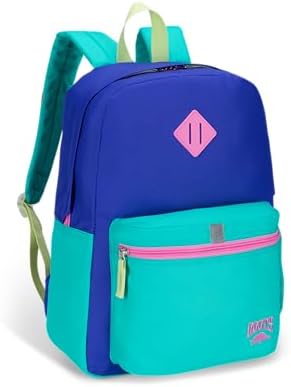Roots Kids Lightweight Backpack — Made from 100% Recycled Fabrics with Rain Flap, Bottle Pocket, Reflective Accent, and Back Padding — 22.5 litres, Pink & Purple - PuriLite