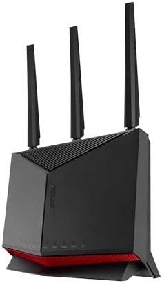 ASUS RT-BE86U BE6800 Dual-Band WiFi 7 Router, Supports 4096-QAM, MLO, AI WAN Detection, AiMesh, Subscription-Free Network Security, and Comprehensive VPN Features, Guest Network Pro, Gaming - PuriLite