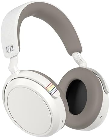 Sennheiser Consumer Audio Momentum 4 Wireless Headphones - Bluetooth Headset for Crystal-Clear Calls with Adaptive Noise Cancellation, 60h Battery Life, Customizable Sound - Pride - PuriLite