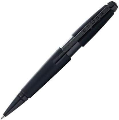 Cross Edge Matte Black Lacquer Gel Rollerball Pen - PuriLite