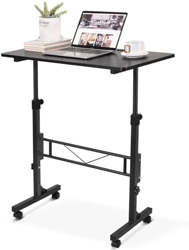 Purilite Select 32-Inch Adjustable Height Mobile Standing Desk - PuriLite