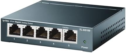 TP-Link TL-SX1008 | 8 Port 10G/Multi-Gig Unmanaged Ethernet Switch | Desktop/Rackmount | Plug & Play | Sturdy Metal Casing | Limited Lifetime Protection | Speed Auto-Negotiation - PuriLite
