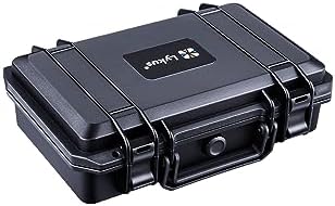 Lykus HC-2710 Portable Waterproof Hard Case with Foam, Camera Case with Customizable Fit Foam,Fit use of Drones,Camera, Equipments, Interior Size 27x16x8 cm - PuriLite