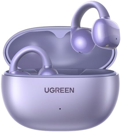 UGREEN Open Ear Wireless Headphones Bluetooth 5.4, 12mm Driver Sports Earphones with ENC, Fast Charging for 30 Hours Playtime, Compatible with iPhone Android and Bluetooth Devices - PuriLite