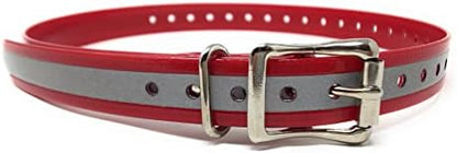 Replacement Strap for Dogtra Collars - 3/4" Wide Ultra-Durable Dog E-Collar Replacement for Training, Bark, Shock, Electric, and GPS Collars - 28" Adjustable Length Solid Black - PuriLite