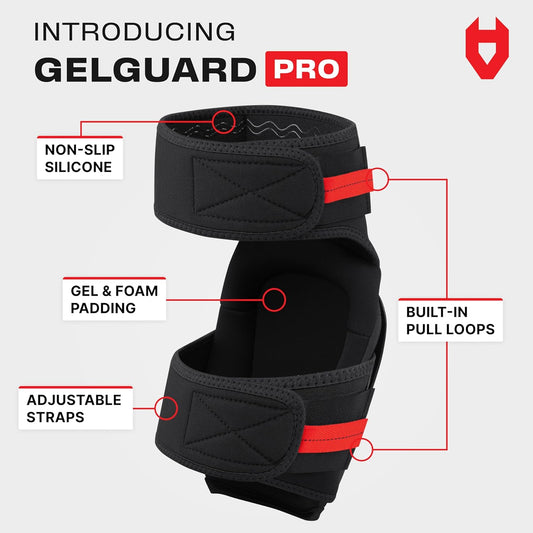 NoCry Professional Work Knee Pads for Men Construction with Ankle Support and Heavy Duty Anti-Slip Cap - Foam Cushion and Extra Thick Gel Knee Pads for Women and Men - Reinforced Thigh & Shin Straps - PuriLite