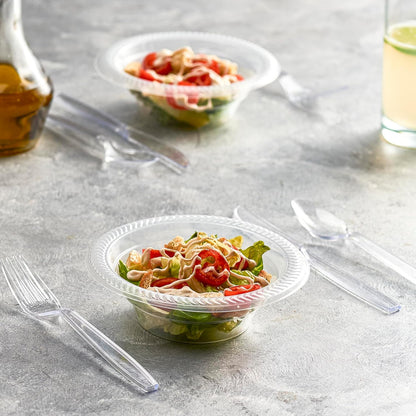 Disposable Clear Plastic Cutlery Disposable utensils Heavyweight 100 Count (Knives) - PuriLite