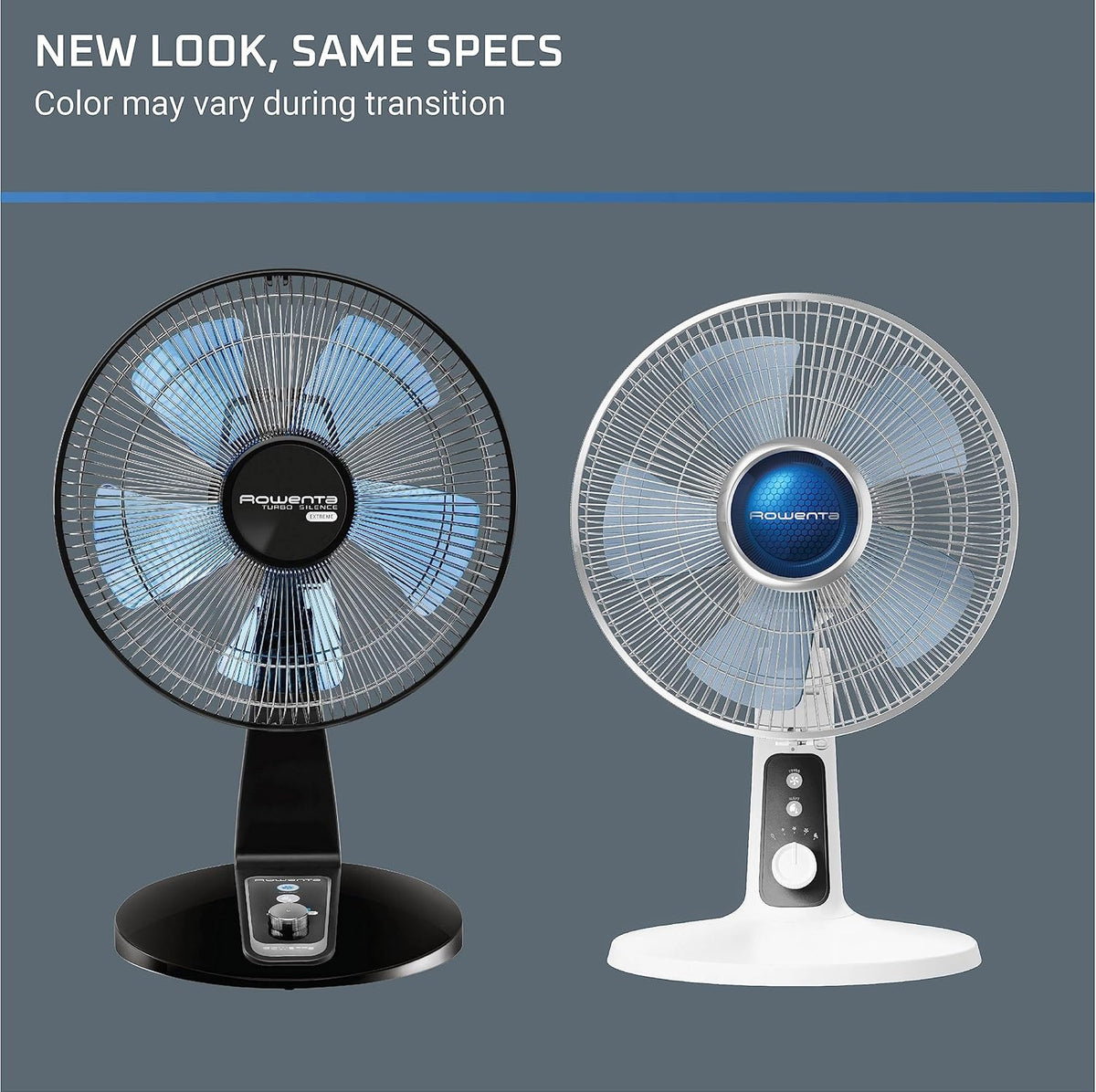 Rowenta Turbo Silence Extreme + Table Fan 12", White - PuriLite