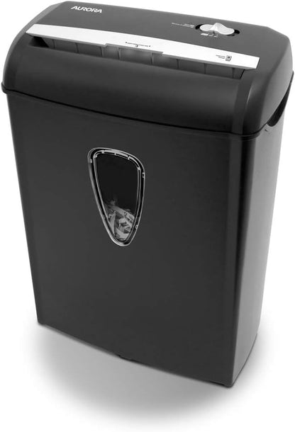 Aurora AS890C 8-Sheet Cross-Cut Paper/Credit Card Shredder with Basket - PuriLite