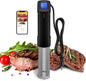 INKBIRD WiFi Sous Vide Cookers, 1000 Watts 3D Power Sous Vide Cooker, Thermal Immersion Circulator with Recipe, Digital Interface, Temperature and Timer for Kitchen, ISV-100W - PuriLite