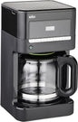 Braun BrewSense Drip Coffee Maker - 12 Cup - KF7000BK, Black - PuriLite