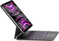 HOU Keyboard Case for iPad Air 11 inch 2024 (M2)&iPad Pro 11 Inch (4th/3rd/2nd/1st) Gen 2022,iPad Air 5th&4th Generation Case with Keyboard,Magic-Stand, Multi-Touch Trackpad,7 Colors Backlight,Black - PuriLite
