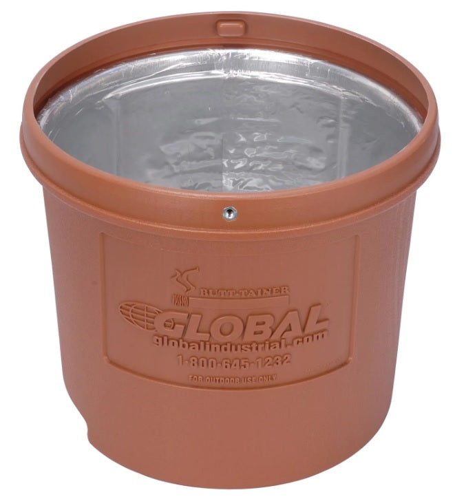 Global Industrial™ Outdoor Ashtray, 5 Gallon, Terracotta - PuriLite
