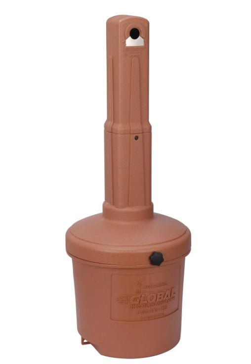 Global Industrial™ Outdoor Ashtray, 5 Gallon, Terracotta - PuriLite