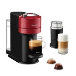 Nespresso Vertuo Next Coffee and Espresso Machine by Breville with Aeroccino, Cherry Red - PuriLite