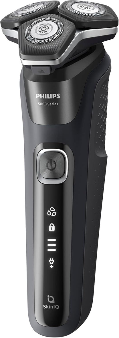 Philips Electric Shaver Series 5000, Wet & Dry with Charging Stand, S5898/25 - PuriLite