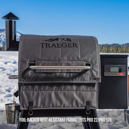 Traeger Grills BAC626 Insulation Blanket for Pro 22 and Pro 575 Wood Pellet Grill - PuriLite