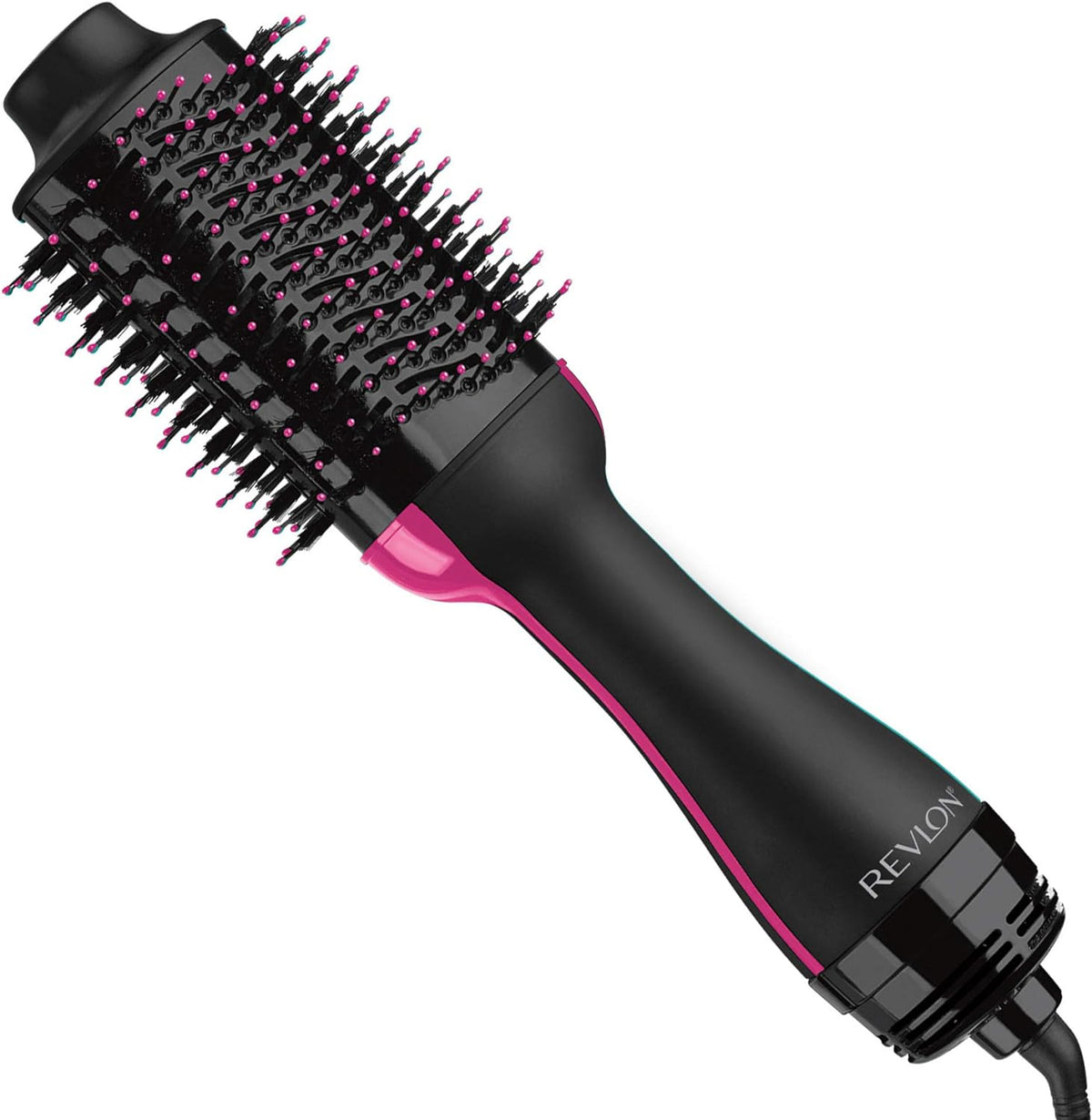 Revlon RVDR5222F One-Step Volumizer and Ionic Hair Dryer with Advanced Tourmaline Ionic Technology, Hot Air Brush, Less Frizz, Multiple Heat Settings, Black - PuriLite