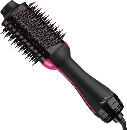 Revlon RVDR5222F One-Step Volumizer and Ionic Hair Dryer with Advanced Tourmaline Ionic Technology, Hot Air Brush, Less Frizz, Multiple Heat Settings, Black - PuriLite