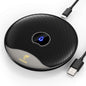 TONOR USB Conference Microphone, 360° Omnidirectional PC Computer Condenser Mic with Mute Button for Online Meeting/Class, Zoom Call, Skype Chatting, Plug & Play (TM20) - PuriLite