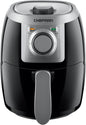 Chefman TurboFry 2-Quart Air Fryer, Personal Compact Healthy Fryer w/ Adjustable Temperature Control, 60 Minute Timer and Dishwasher Safe Basket, Black - PuriLite