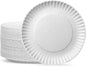 [9 Inch - 200 Count] Uncoated White Paper Plates - Disposable Party Plates, Decorative Paper Plates for Crafts - Formerly Comfy Package - PuriLite
