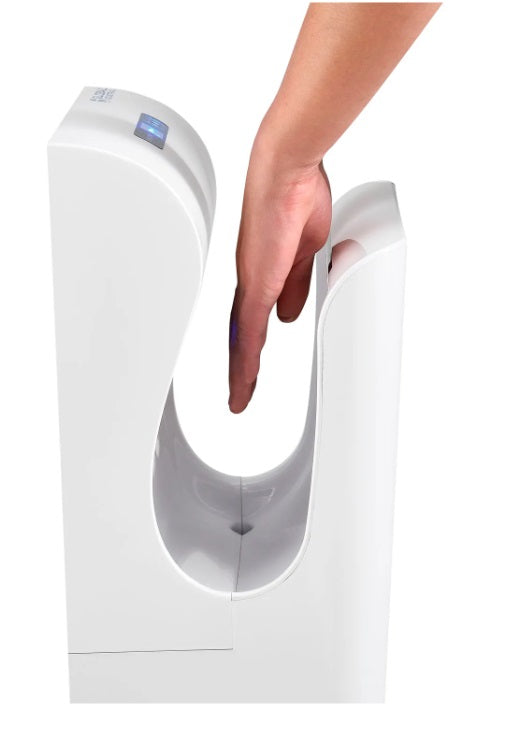 Global Industrial™ High Velocity Vertical Automatic Hand Dryer W/ HEPA Filter, White, 110-120V - PuriLite
