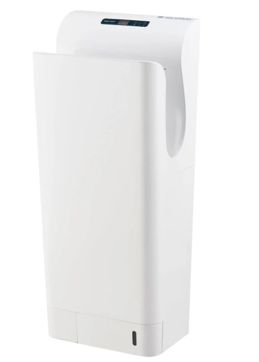 Global Industrial™ High Velocity Vertical Automatic Hand Dryer W/ HEPA Filter, White, 110-120V - PuriLite