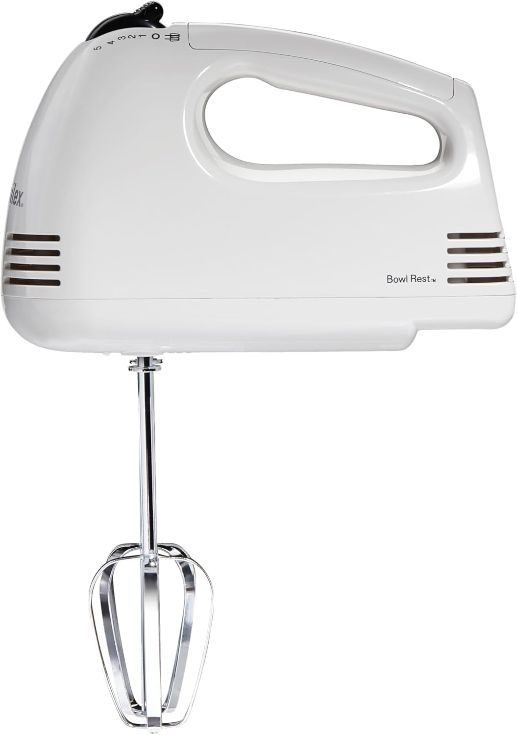 Proctor Silex Easy Mix Hand Mixer, 5 Speeds, White, 62515G - PuriLite
