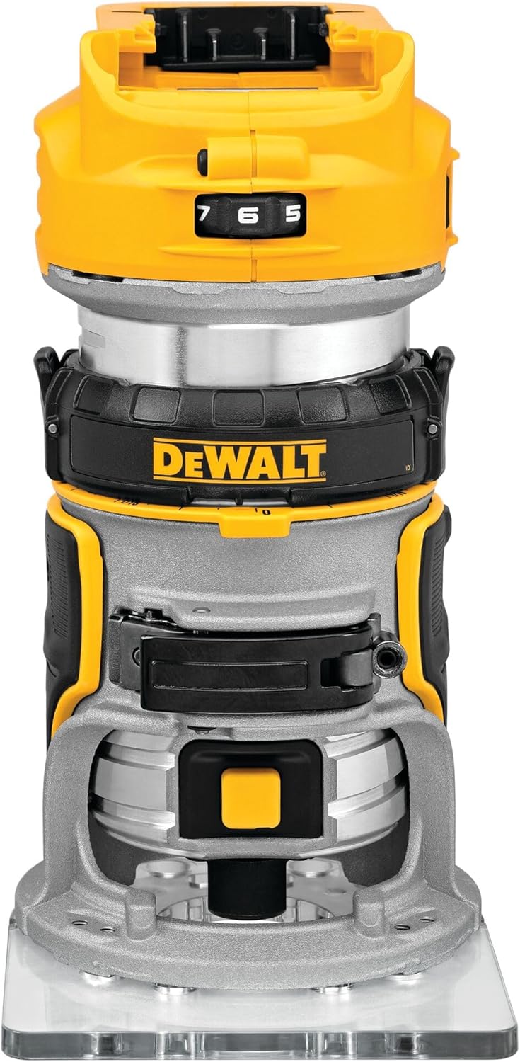 DEWALT 20V Max XR Cordless Router, Brushless, Tool Only (DCW600B) - PuriLite