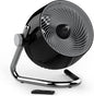 Vornado Pivot6 Whole Room Air Circulator Fan with 4 Speeds, Remote Control, Rotating Axis, Black - PuriLite