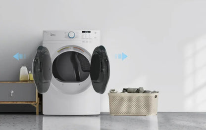 8.0 Cu. Ft. Electric Dryer | Sensor Drying and Stackable Design