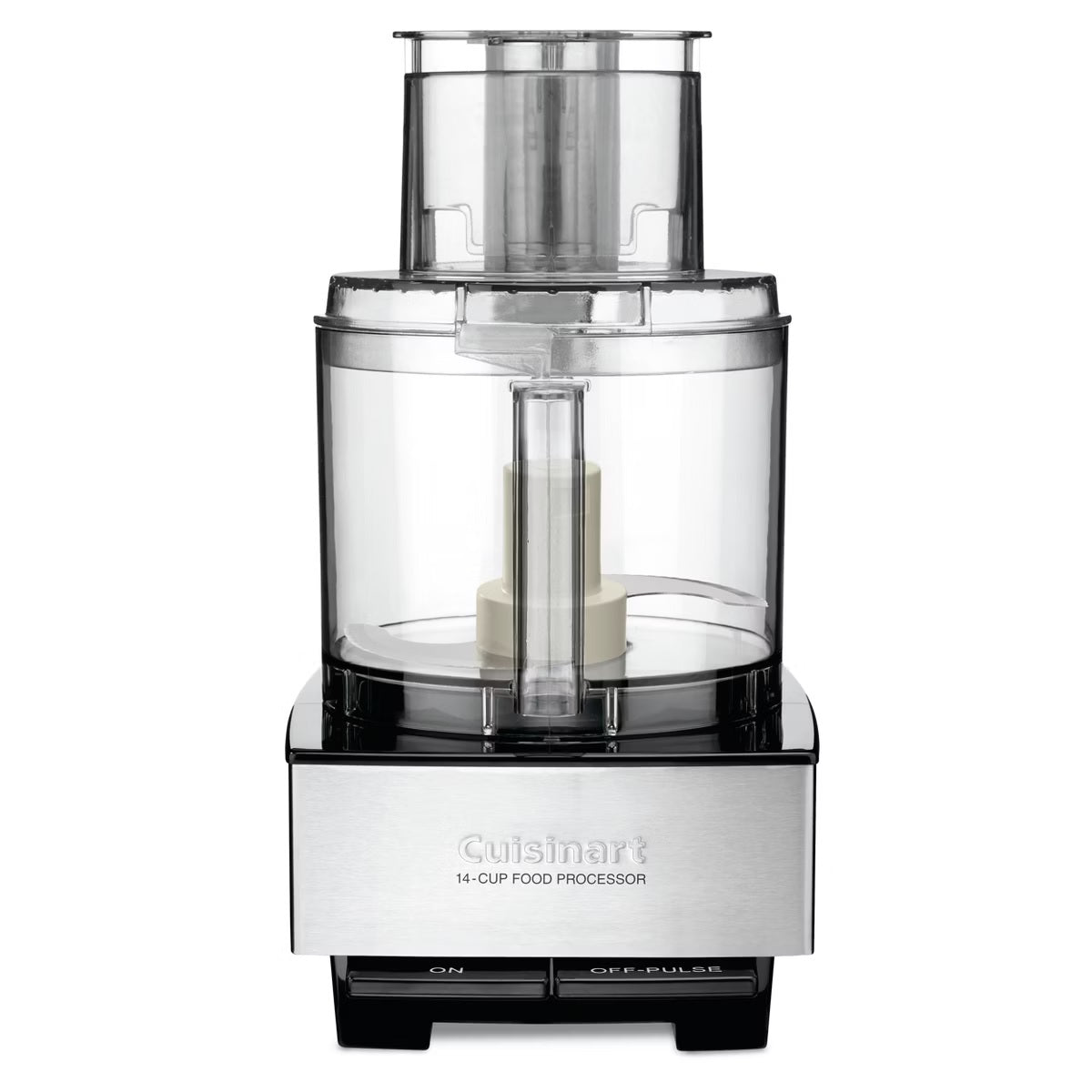 Cuisinart Custom 14-Cup Food Processor - Brushed Stainless Steel - DFP-14BCNY: Includes Slicing & Shredding Discs, 720W - PuriLite