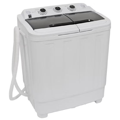 Kenmore 24 in. 2 in 1 Portable Compact Twin Tub Washer and Spin Dryer, 15.5 lbs. Capacity