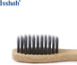 Isshah Biodegradable Eco-Friendly Natural Bamboo Charcoal Toothbrushes, FSC Certified and PETA Approved - 12 Count - PuriLite