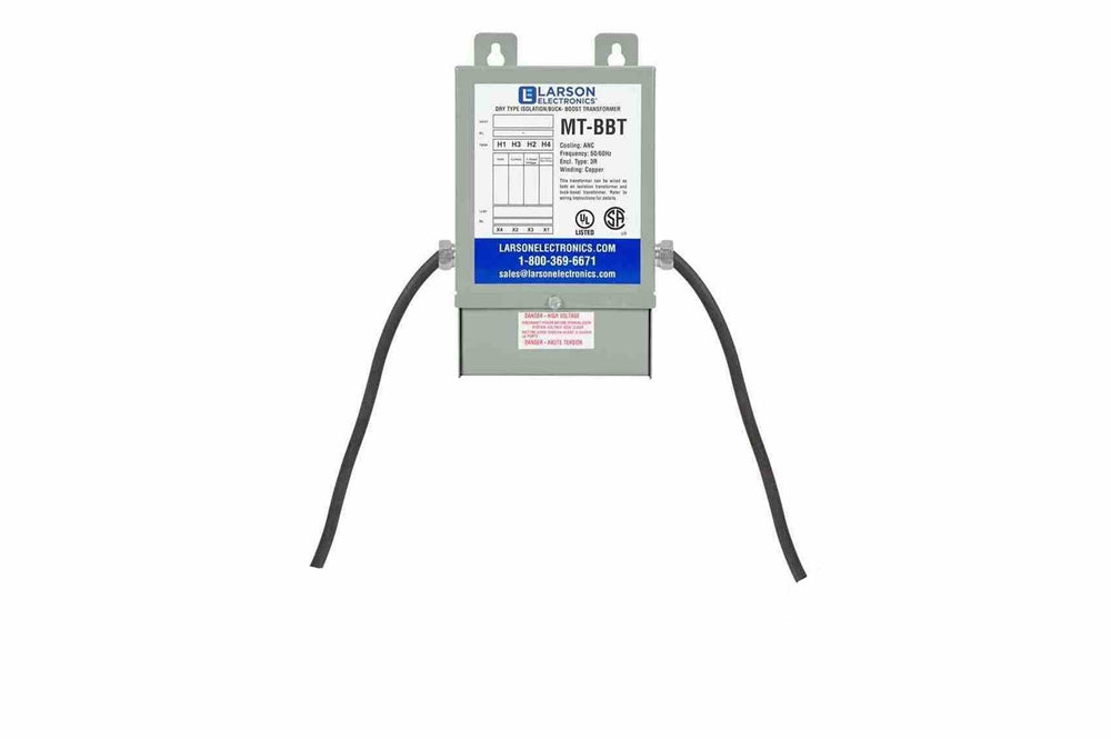 1 Phase Buck & Boost Prewired Step-Up Transformer - 208V Primary - 240V Secondary - 31.2 Amps - 50/60Hz - PuriLite