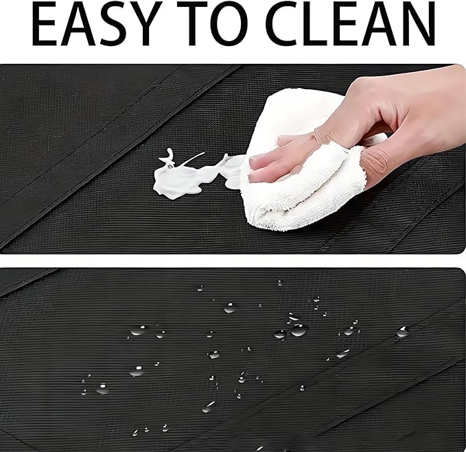 REGODI 12 Pack Reusable Grocery Bags, Eco-Friendly Foldable Shopping Bags with Long Handle - Heavy Duty Durable Produce Bags for Groceries - PuriLite