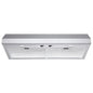 AVG 30 in Stainless Steel Convertible Under Cabinet Range Hood – 300 Max CFM - PuriLite