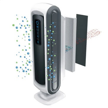 Fellowes AeraMax True HEPA Small Room Air Purifier - White - PuriLite